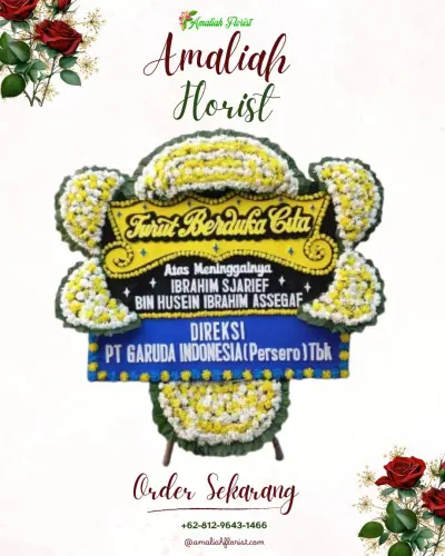 Papan Bunga Duka di 3 Ilir